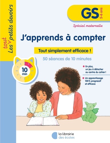 J’apprends à compter GS de Laura Moreau - Grand Format - Livre - Decitre