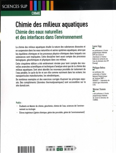 Chimie des milieux aquatiques 5e édition