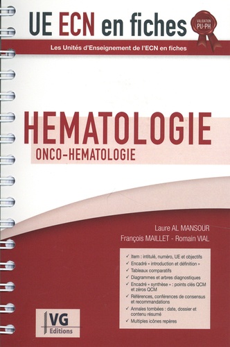 Hématologie. Onco-hématologie