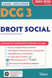 Laure Bataille et Irène Politis - Droit social DCG 3.