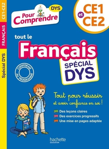 Français CE1 et CE2  Edition 2018 - Adapté aux dys
