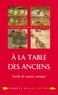 Laure de Chantal - A la Table des Anciens - Guide de cuisine antique.
