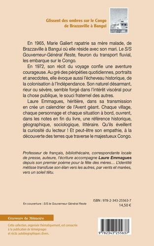 Glissent des ombres sur le Congo de Brazzaville à Bangui