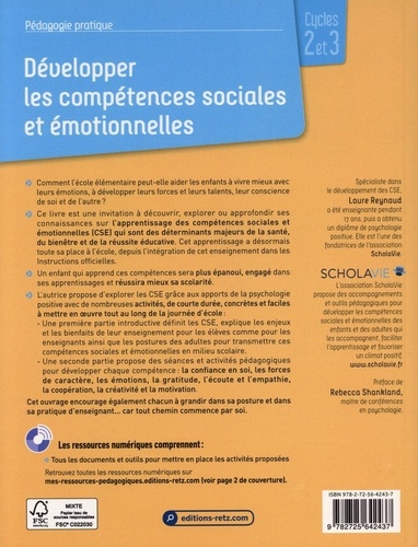 Développer les compétences sociales et émotionnelles. Cycles 2 et 3