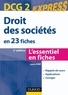 Laure Siné - Droit des sociétés - DCG 2 - 2ème édition - en 23 fiches.