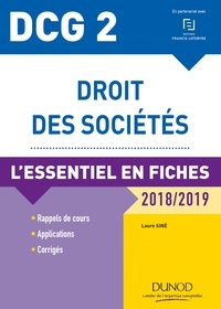 Téléchargez des livres audio en anglais gratuitement Droit des sociétés DCG 2  - L'essentiel en fiches in French PDF
