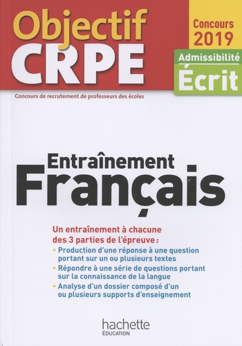 Laurence Allain-Le Forestier - Entraînement français - Admissibilité Ecrit.