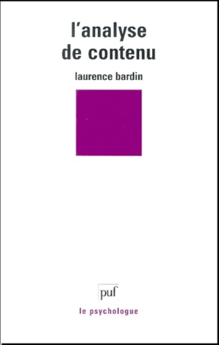 Laurence Bardin - L'Analyse De Contenu.