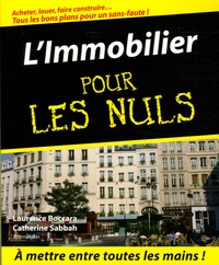 Kindle books téléchargements gratuits au Royaume-Uni L'Immobilier pour les Nuls par Laurence Boccara, Catherine Sabbah 9782754000925 in French PDF