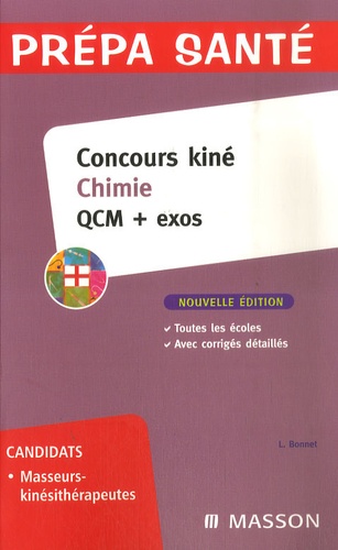 Laurence Bonnet-Marcot - Concours kiné chimie - QCM + Exos.