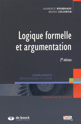 Logique formelle et argumentation 2e édition