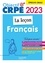 Français - La leçon. Epreuve orale d'admission  Edition 2023