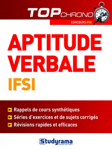 Laurence Brunel et Céline Wistuba - Tests d'aptitude verbale IFSI.
