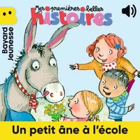 Un petit âne à l'école