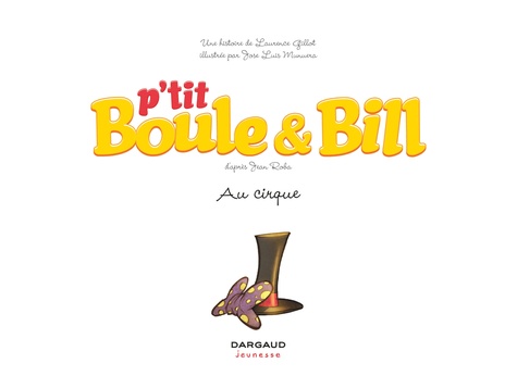P'tit Boule & Bill Tome 6 Au cirque - Occasion