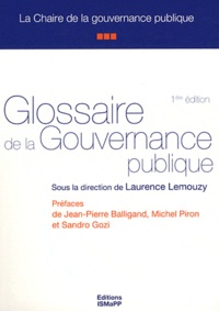 Laurence Lemouzy - Glossaire de la gouvernance publique.
