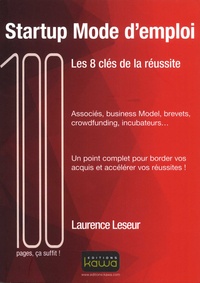 Laurence Leseur - Startup mode demploi - Les 8 clés de la réussite.