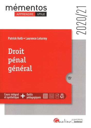 Droit pénal général  Edition 2020-2021