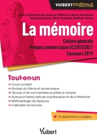 La mémoire - Culture générale Prépas commerciales ECS/ECE/ECT Concours 2019.pdf