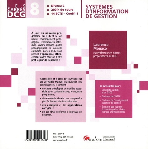 Systèmes d'information de gestion DCG 8 6e édition