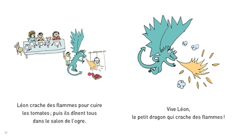 Vive Léon le petit dragon. Une histoire à lire tout seul, Niveau 3