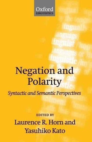 Laurence-R Horn - Negation And Polarity.