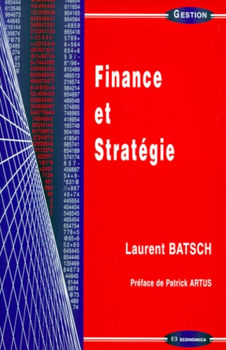 Laurent Batsch - Finance et stratégie.