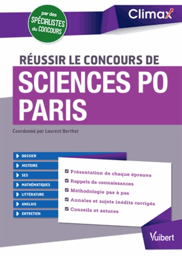 Réussir le concours de Sciences Po Paris - Occasion