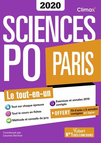 Sciences Po Paris. Le tout-en-un  Edition 2020