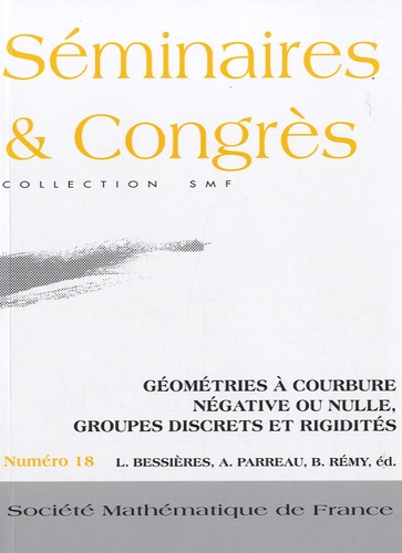 Laurent Bessières et Anne Parreau - Géométries à courbure négative ou nulle, groupes discrets et rigidités.