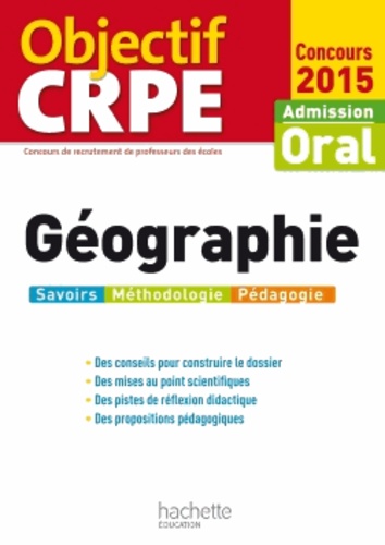 Géographie. Admission, oral - Occasion