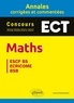 Laurent Bretonnière - Maths ESCP BS/ECRICOME/BSB - Concours ECT 2019/2020/2021/2022.