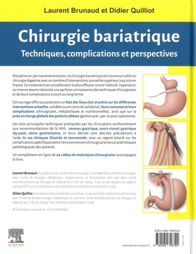 Chirurgie bariatrique. Techniques, complications et perspectives