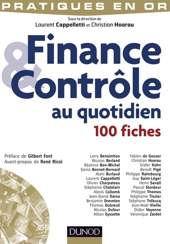 Laurent Cappelletti et Christian Hoarau - Finance & contrôle au quotidien - 100 fiches.