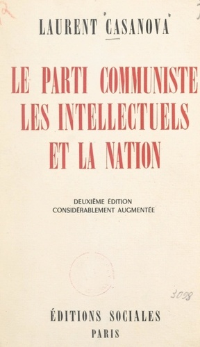 Le Parti communiste, les intellectuels et la nation