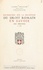 Recherches sur la réception du droit romain en Savoie, des origines à 1789