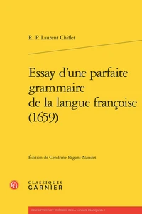 Essay d'une parfaite grammaire de la langue françoise (1659)