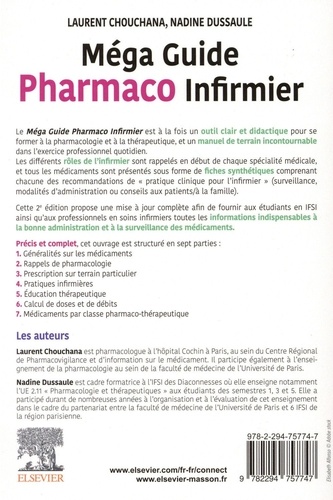 Méga guide pharmaco infirmier 2e édition