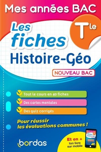 Laurent Coulomb et Magali Domain - Les fiches Histoire-Géo Tle.