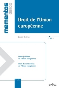 Laurent Coutron - Droit de l'Union européenne.