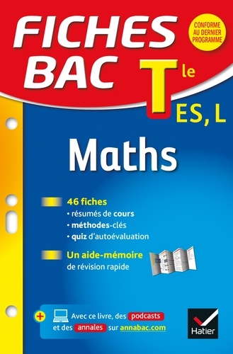 Laurent Darré - Fiches bac Maths Tle ES, L - fiches de révision - Terminale ES, L.