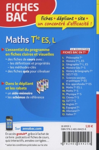 Mathématiques Tle ES, L