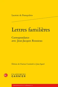 Lettres familières