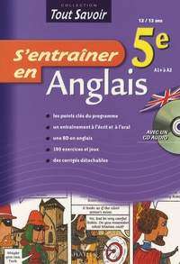 Laurent Dedryver - S'entraîner en Anglais 5e. 1 CD audio