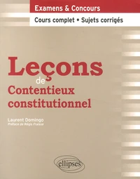 Leçons de contentieux constitutionnel