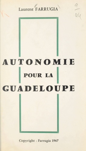 Autonomie pour la Guadeloupe