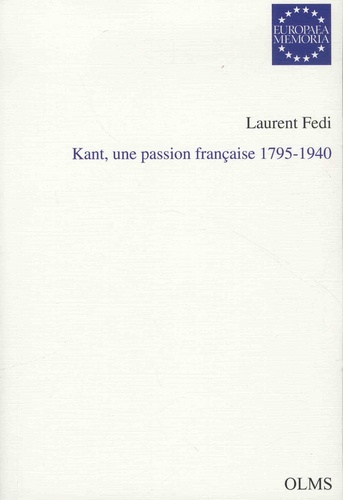 Kant, une passion française 1795-1940