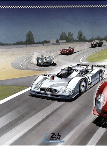 24 Heures du Mans  Coffret en 3 volumes : 1951-1957,  Le triomphe du jaguar ; 1964-1967, le duel Ferrari-Ford ; 1999, Le choc des titans. Avec coffret pouvant accueillir 3 tomes