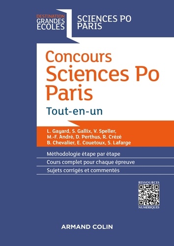 Concours Sciences Po Paris. Tout-en-un