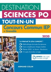 Livres gratuits télécharger le format pdf gratuitement Destination Sciences Po tout-en-un  - Concours commun IEP + Bordeaux + Grenoble par Laurent Gayard, Dimitri Delarue, Sophie Gallix, Marie-Pierre Petit 9782200626990